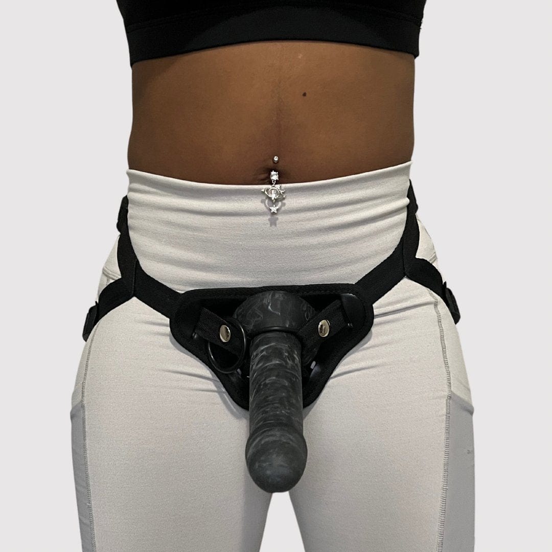 Strap on dildo - Black Plumtoy Strap on dildo - Black Plumtoy